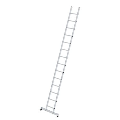 Steigtechnik Sprossen-Anlegeleiter mit nivello-Traverse 14 Sprossen - 010314 - Günzburger