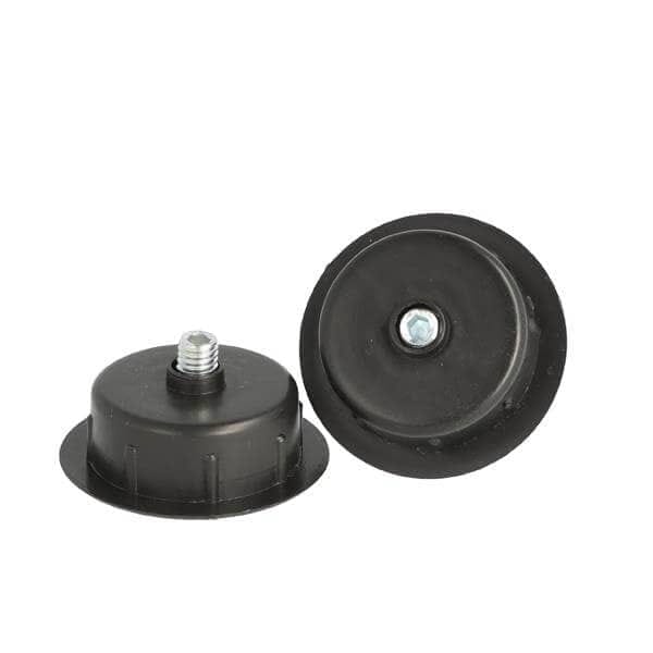 Höhenversteller zum Einbohren, Ø40mm,ISK 4mm, Tragkr.150KG, Stahl/KS schwarz