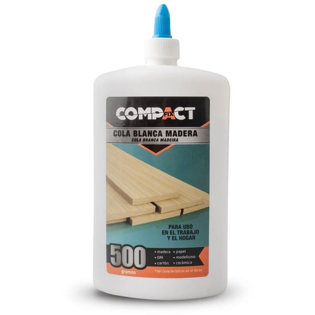 Weißer kompakter Holzleim 500gr