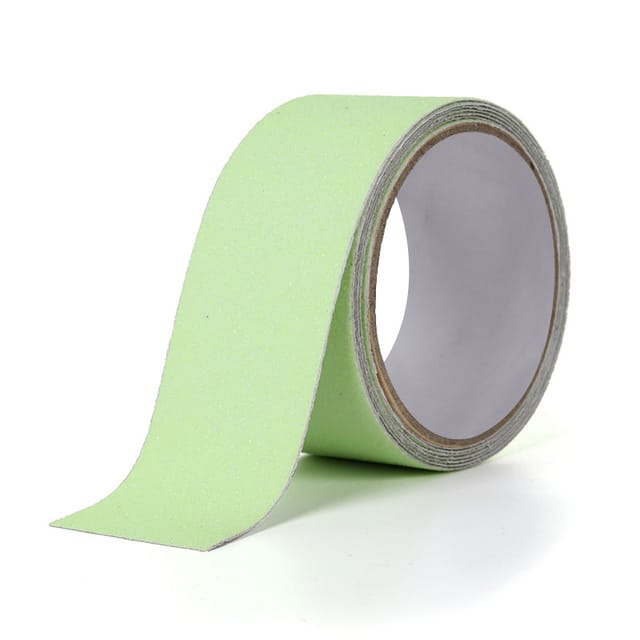 Linghhang - Anti-Rutsch-Klebeband aus pvc, leuchtet im Dunkeln, für Treppen, Stufen, Böden, Sicherheitsdekoration, 5 m x 5 cm