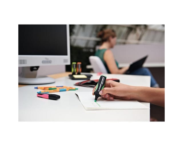 Stabilo - Textmarker green boss 6070/4 2-5mm sortiert 4 St./Pack.