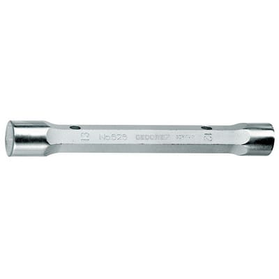 Doppelsteckschlüssel 626 Schlüsselweite 19 x 22 mm Länge 175 mm massiv Bohrungs-Ø 17,5/18,5 mm