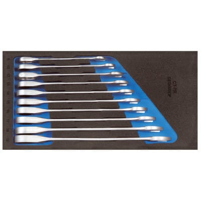 Werkzeugmodul 1500 CT1-7 r 10-teilig 1/3-Modul Ringratschenschlüssel 8-19 mm