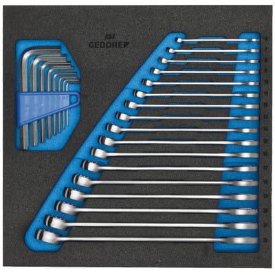 Werkzeugmodul 1500 CT2-7 25-teilig 2/3-Modul Ringmaul- / Stiftschlüssel
