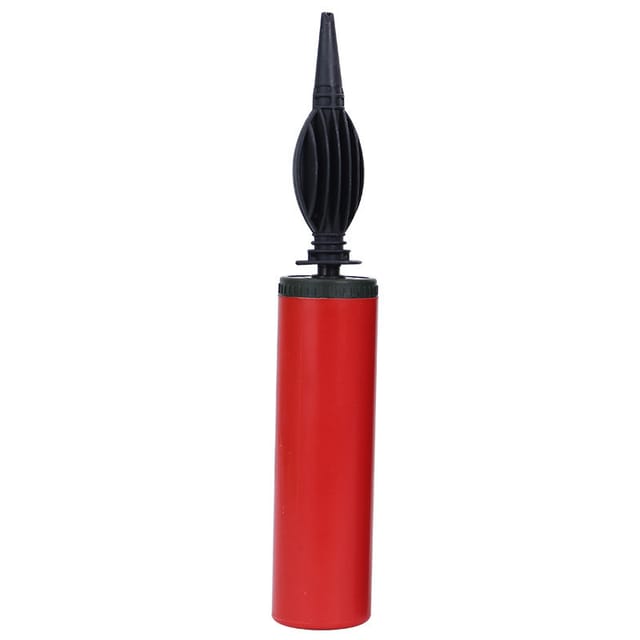 Doppelte Ballpumpe (zufällige Haarfarbe), schnelle manuelle Ballpumpe, Aufblaspumpe für Gymnastikbälle, Yogabälle, Macaron-Farbe, mit