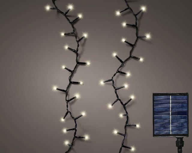 Solar LED-Licherkette Compact 16 m warmweiß - Kaemingk
