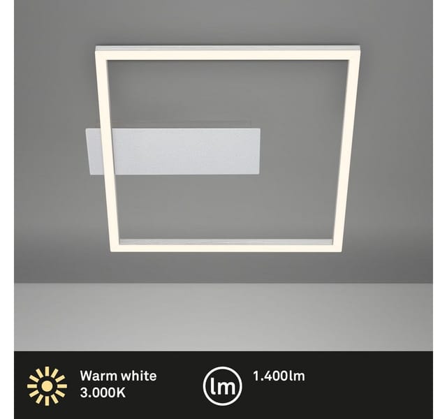 Led Deckenleuchte, alu, LED/14W