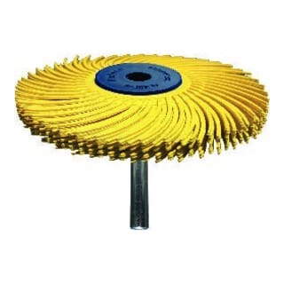 RadialschleifSchaftbürsteØ 51x6,4mm A80 gelb Typ tc, S6x40mm - Tyrolit