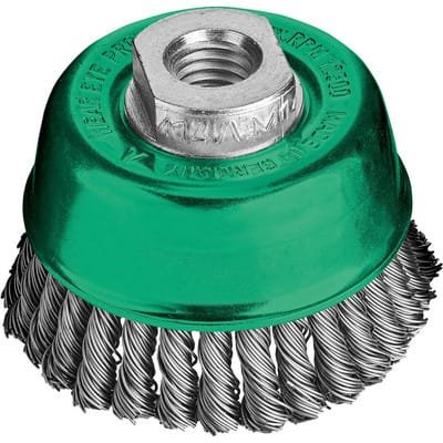 Lessmann ® - lessmann Topfbürste Edelstahl gezopft 65x0,5mm Besatz 30x6mm gez.Draht