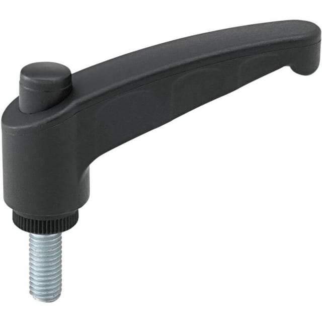 Fortis - Klemmhebel mit ag Thermoplast, Gr. 65, m 8x20, Inhalt: 3 Stück
