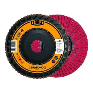 Fächerschleifscheibe cerabond X125mm CA-60 gew. - Tyrolit