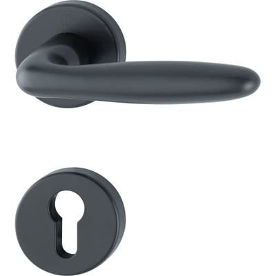 Hoppe - Türbeschlag Verona, 1510/42KB/42KBS, F9714M,PZ,37-47