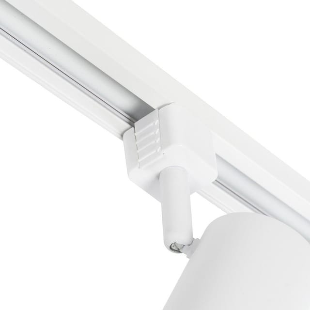 Modernes 1-Phasen-Schienensystem mit 10 Spots weiß - Jeana