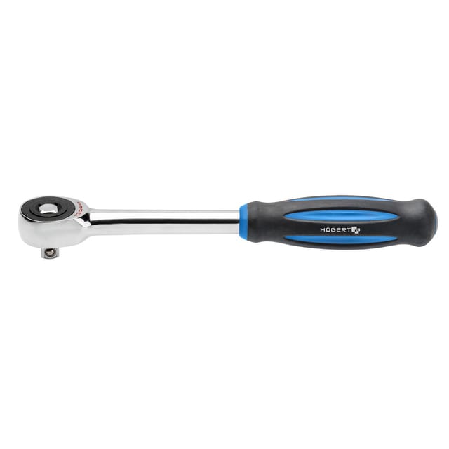 Högert HT1R372 feinverzahnte Ratsche 1/2' Knarre Drehgriffratsche Steckschlüssel