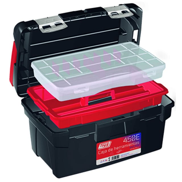 Werkzeugkasten mit Koffer 45x28x25cm mod. 450-er Tayg