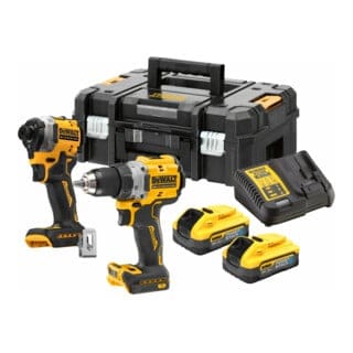 Dewalt - Akku Kombopack DCK2051H2T- DCD800 + DCF850, 2x 5,0Ah Powerstack + Lader