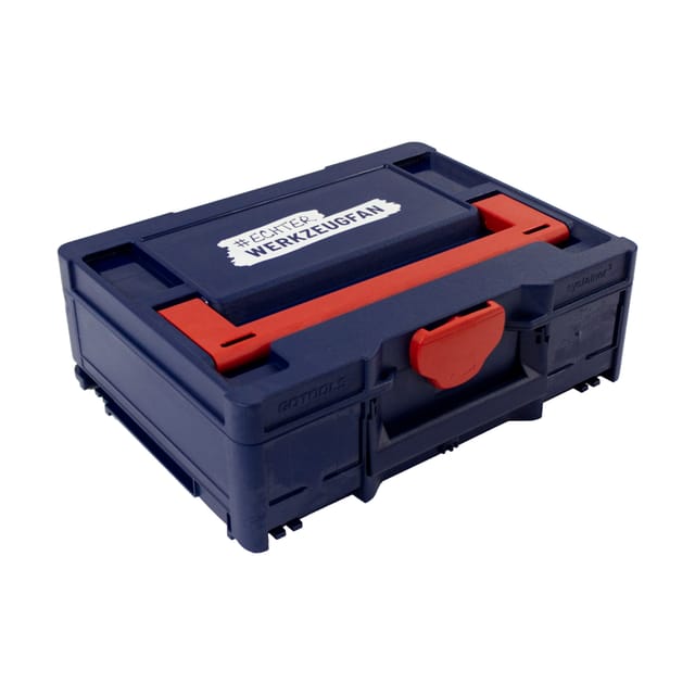 Echter Werkzeugfan Systainer³ m 137 blau / rot