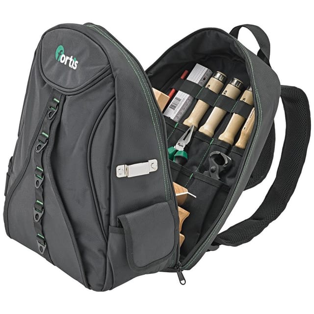 Werkzeugsortiment Holz 21-tlg. im Rucksack - Fortis