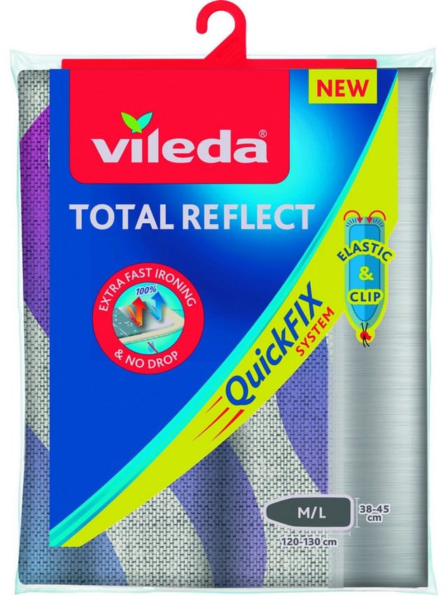 Bügeltischbezug für Total Reflect Plus 38-45 x 120-130 cm Trocknen & Bügeln - Vileda