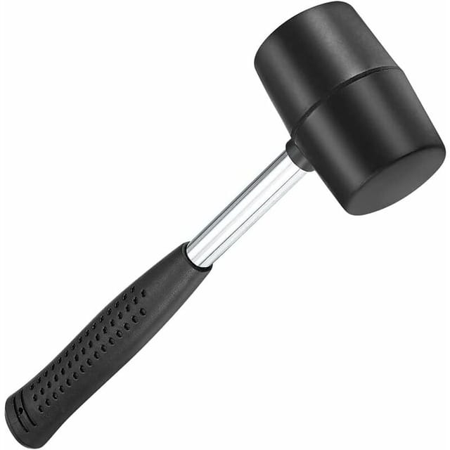 Gummihammer 300 g Schwarz Sehr langlebig für Heimwerker, Handarbeit, - Ahlsen