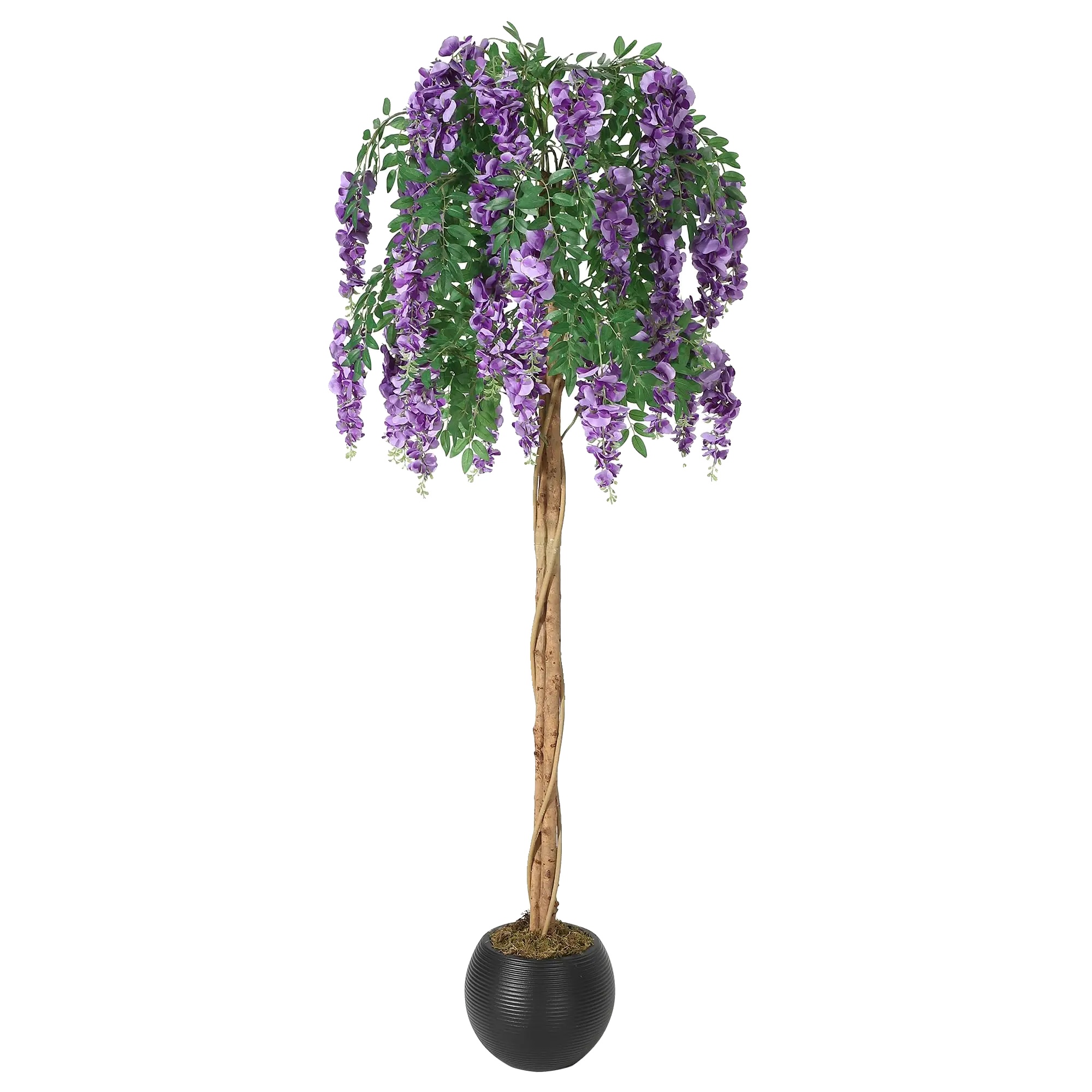 Künstlicher Blumenbaum, Üppiges Design, Strapazierfähige Materialien, 1,8 M