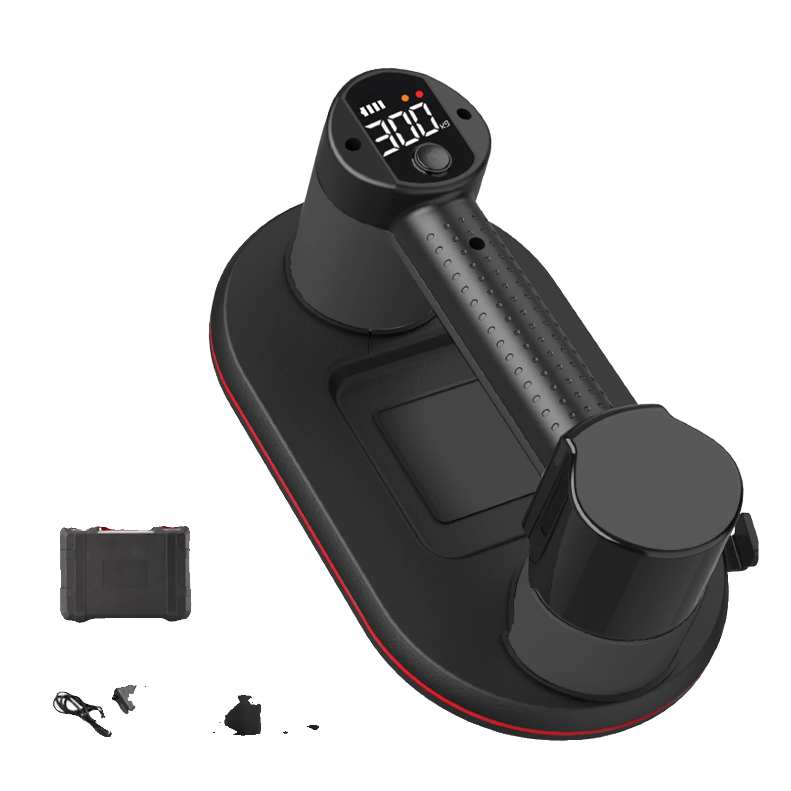 Saugnapf, Doppelmotor, 3600-mah-akku, Schwarz