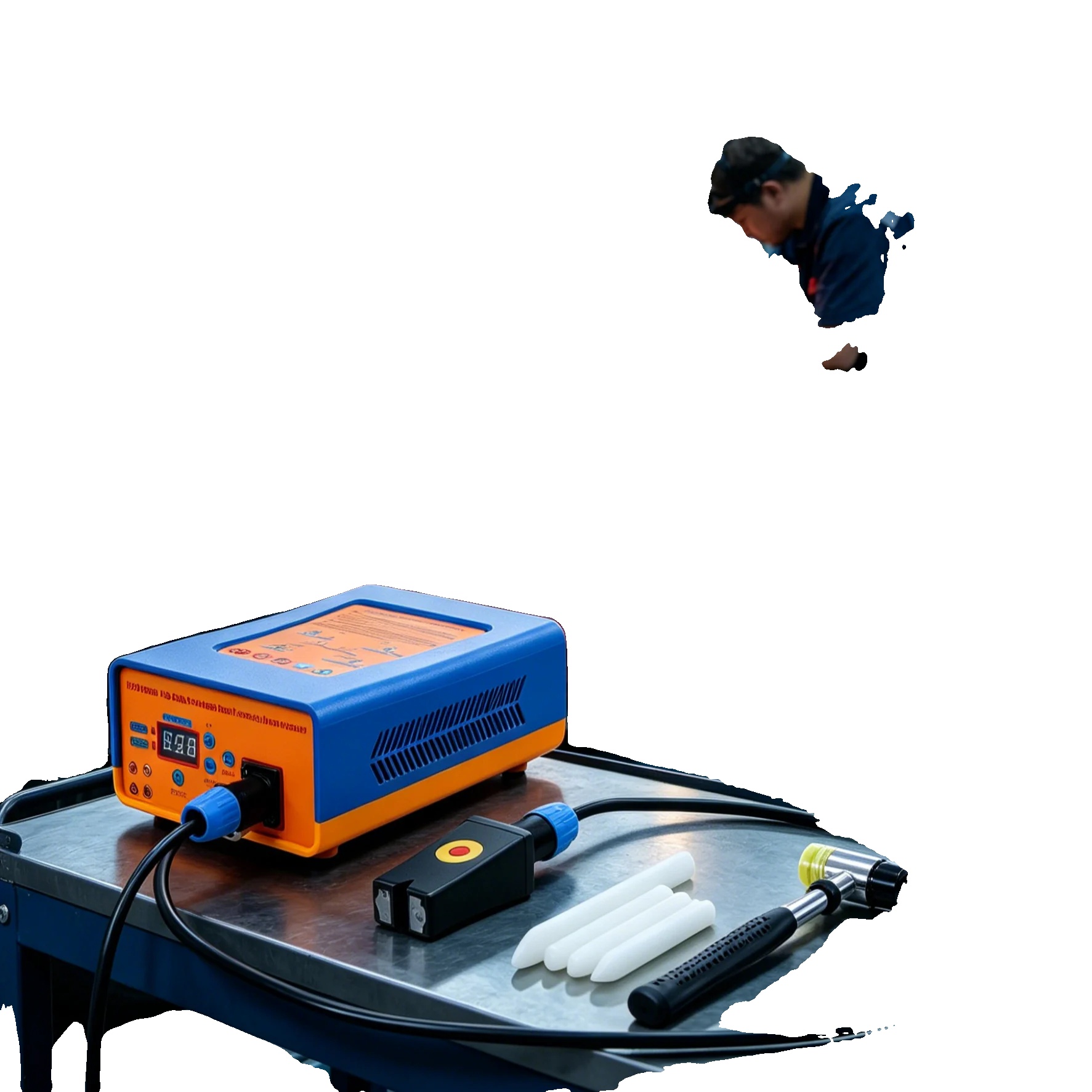 Elektromagnetische Induktions-reparaturmaschine Für Die Zahnmedizin, 220 V, 1,38 Kw, 150 Khz, 3,33 Kg Nettogewicht, 160 Cm Ausgangskabel