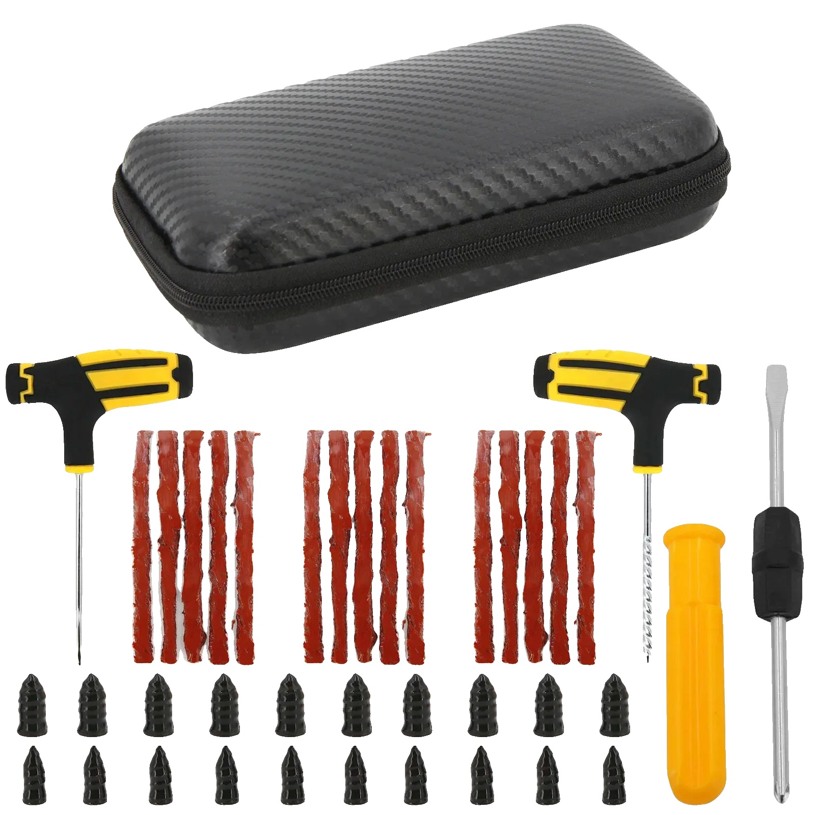 Motorradreifen-reparaturset, Effiziente Spaltfüllung, Hohe Dichtleistung, Set 1