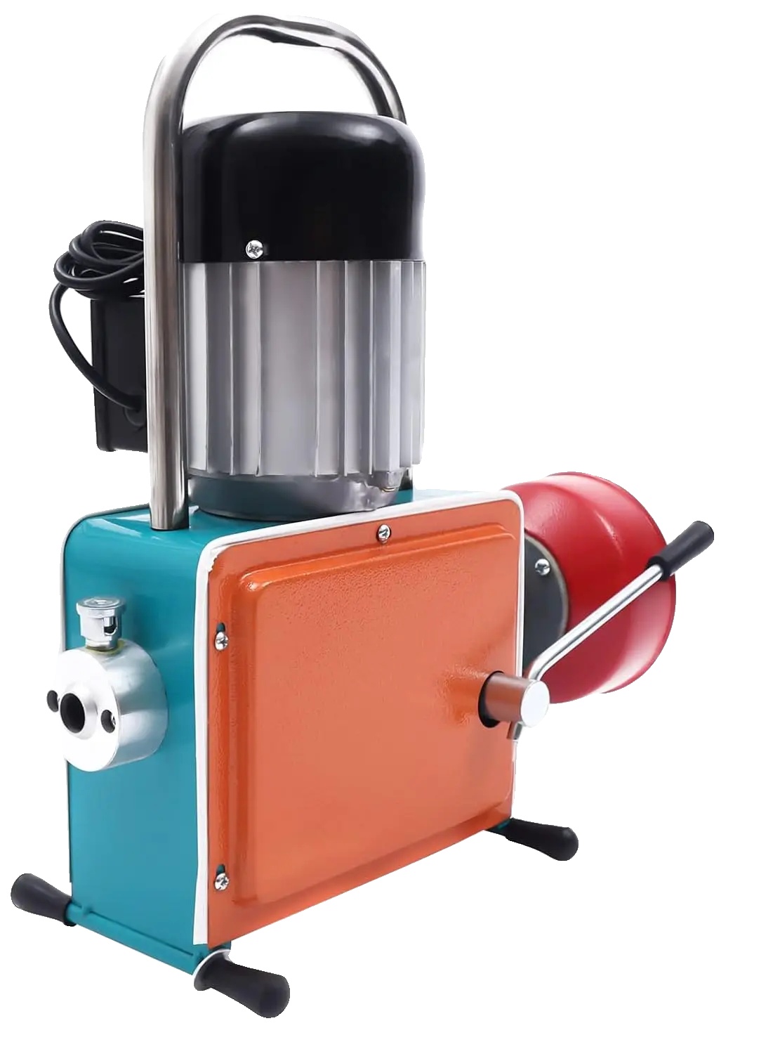 Abflussreiniger, 1000 W Leistung, Flexible Feder Für Rohre, Orange