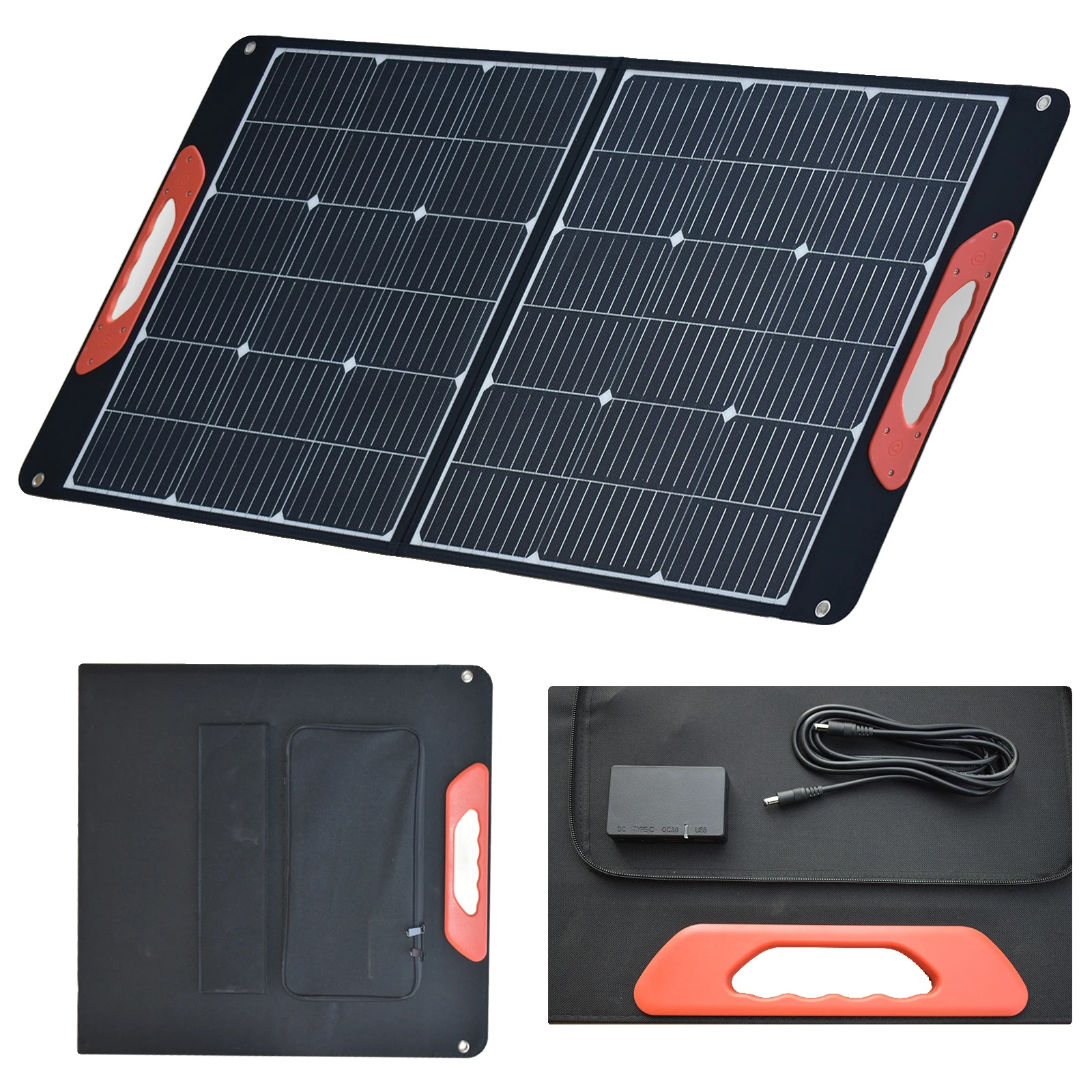 Solarmodul, Tragbar Und Faltbar, Hohe Effizienz, 1 Stück 100-w-modul