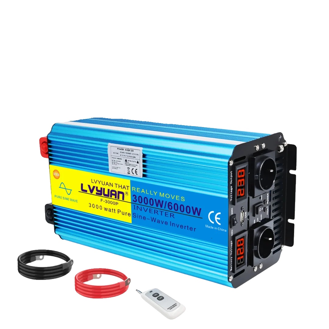 Wechselrichter, Effiziente Leistungsumwandlung, Vielseitige Kompatibilität, 6000 W Spitzenleistung, Europa-d, Dc24v-b, Ac220v-240v-d