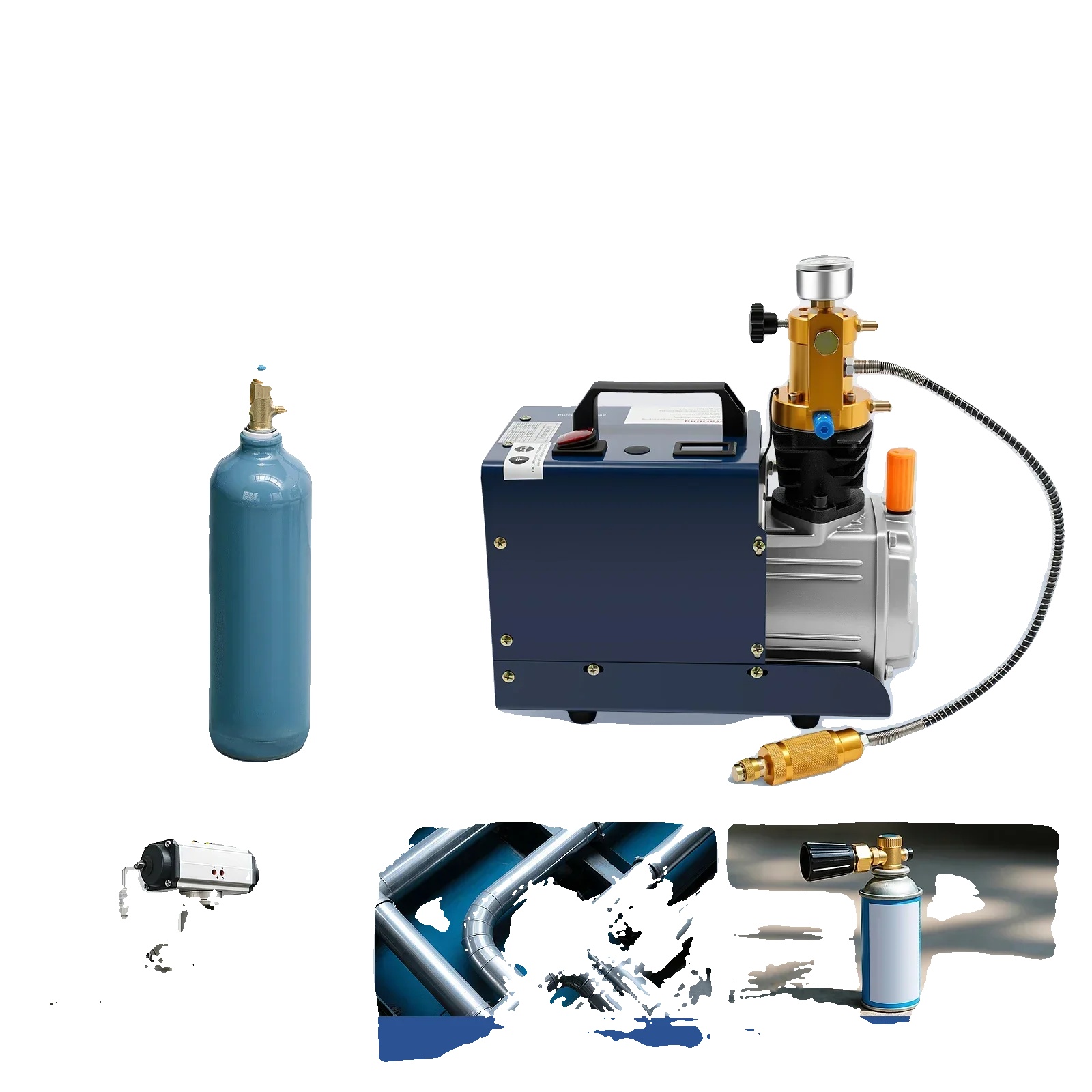 Luftkompressor, Hohe Effizienz, Robuste Bauweise, 220 V
