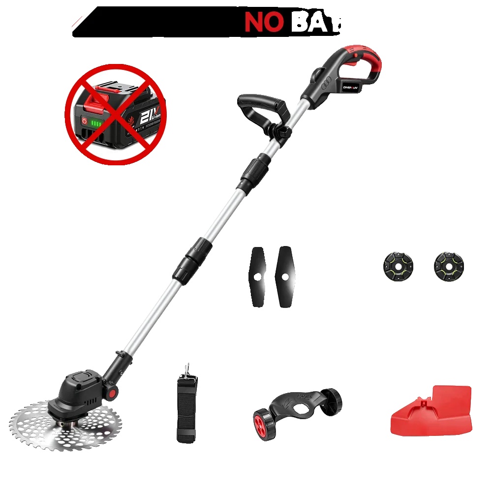 Rasenmäher, Bürstenloser Motor, Kabelloser Betrieb, Kein Akku Erforderlich