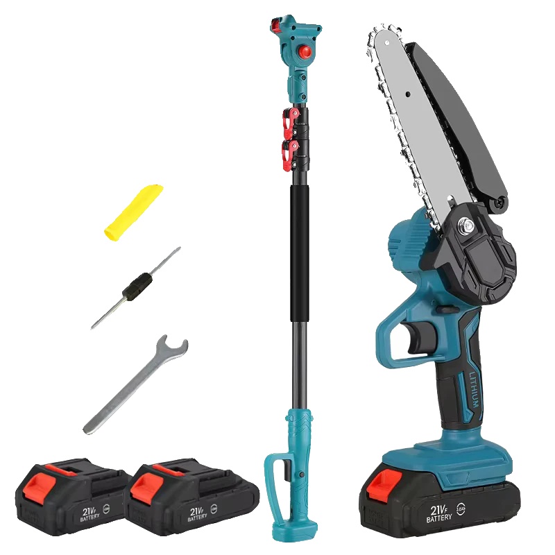 Elektrische Gartenschere, Teleskopdesign, Vielseitige 3-in-1-funktion, Modell E