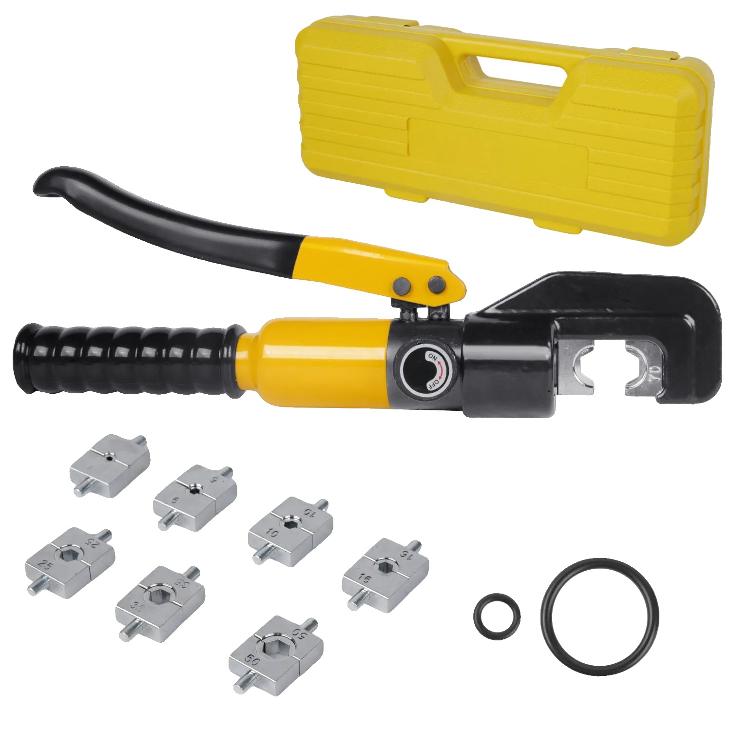Hydraulische Klemme, 8 Austauschbare Matrizen, Tragbare Ausführung, 8 Matrizensätze