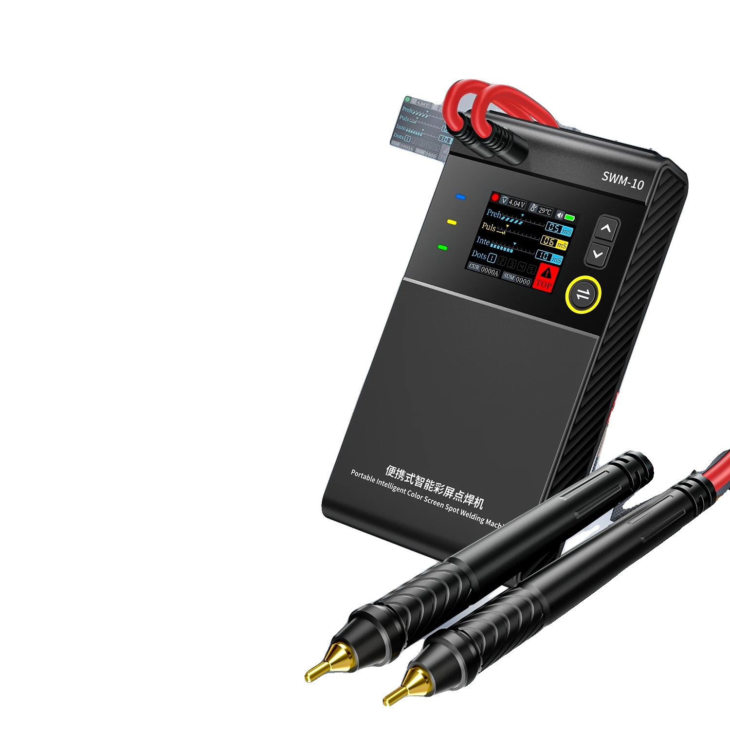 Punktschweißgerät, Tragbares Design, 5000 Mah Akkukapazität, Schwarz