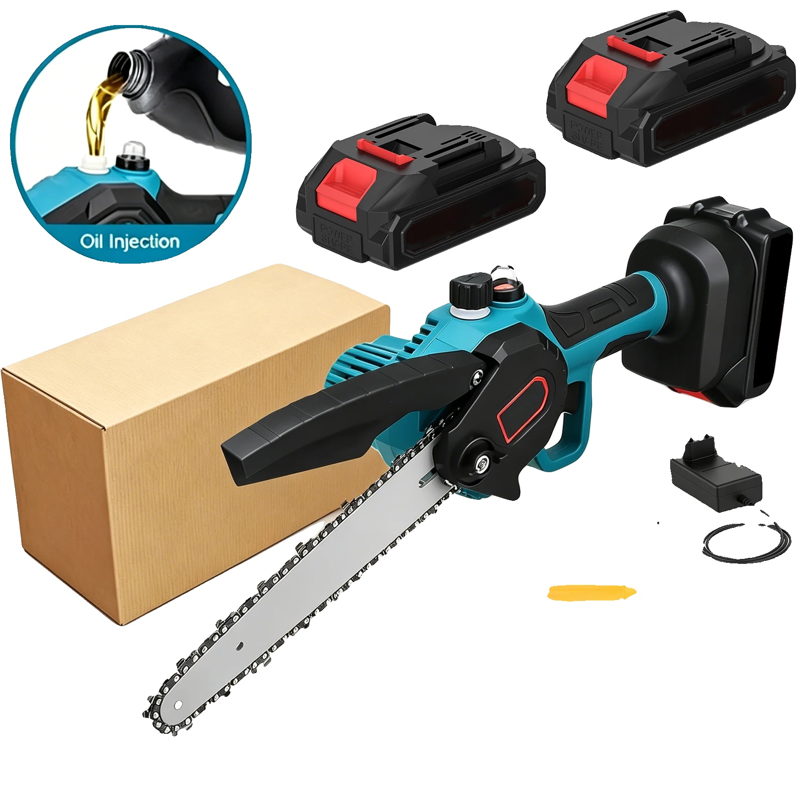Elektrosäge, Leichtes Design, Leistungsstarker Motor, Standardpaket