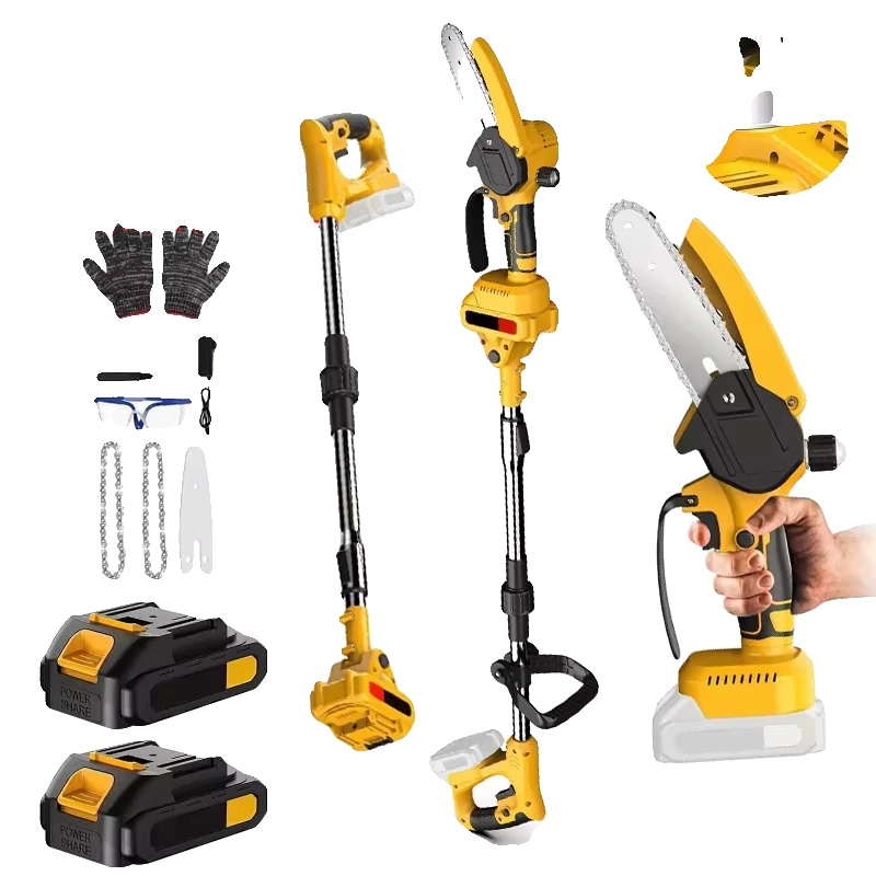 Elektrische Säge, 2-in-1-design, Verstellbarer Griff, Ausführung B