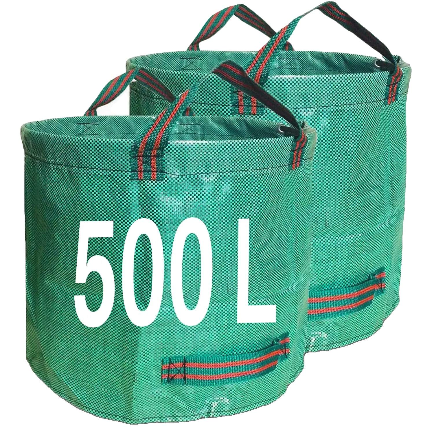 Laubsäcke Für Den Garten, Robuste Konstruktion, Wiederverwendbar, 500 L, 2 Stück