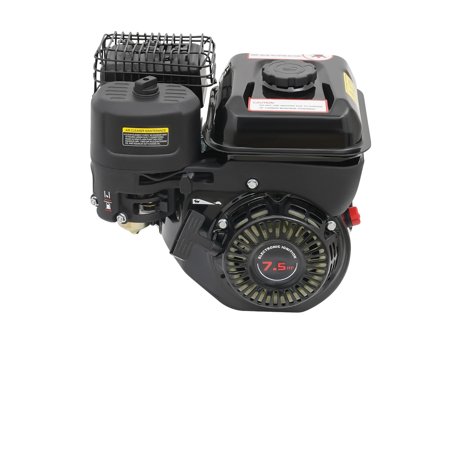 Viertaktmotor, 7,5 Ps, 212 Cm³, 3600 U/min, 3,6 L Tankinhalt, 2 Cm Wellendurchmesser