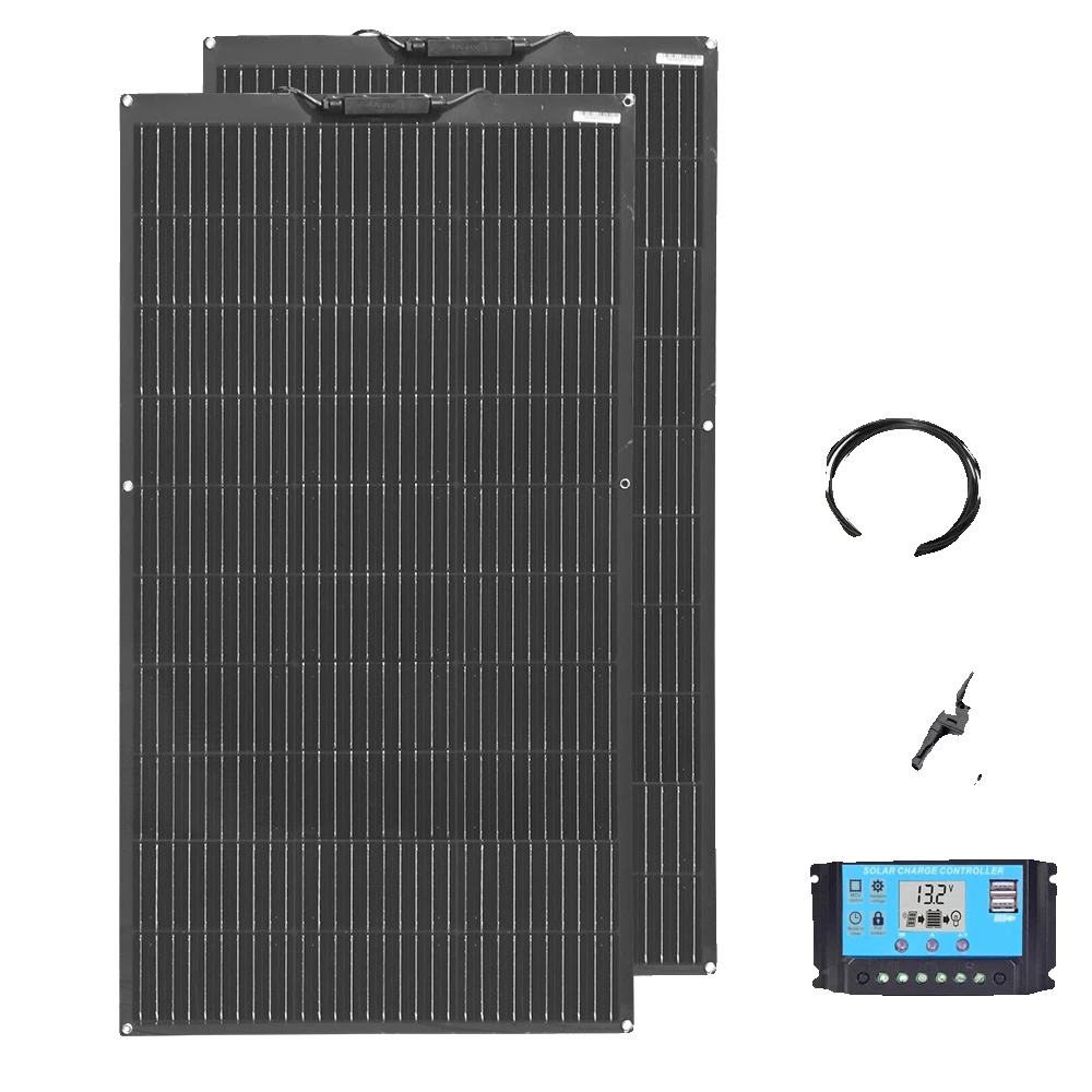 Solarmodul-set, Flexibles Design, Hohe Effizienz, 12v 200w Solar-set-b