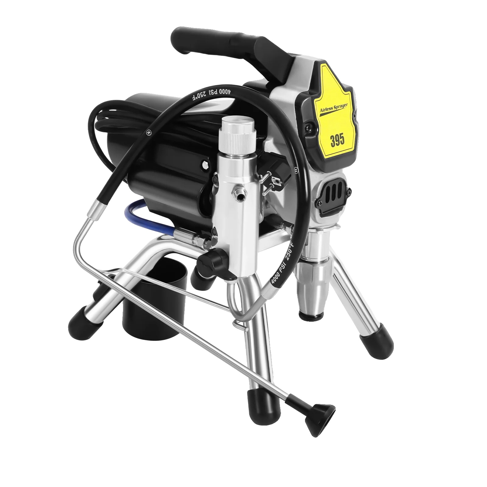 Airless-spritzpistole, 3300 Psi Druck, 1800 W Leistung, Schwarz