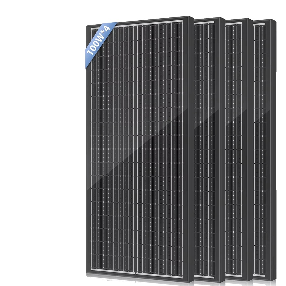 Solarmodul, 24 % Wirkungsgrad, Robuste Bauweise, 400 W (100 X 4)