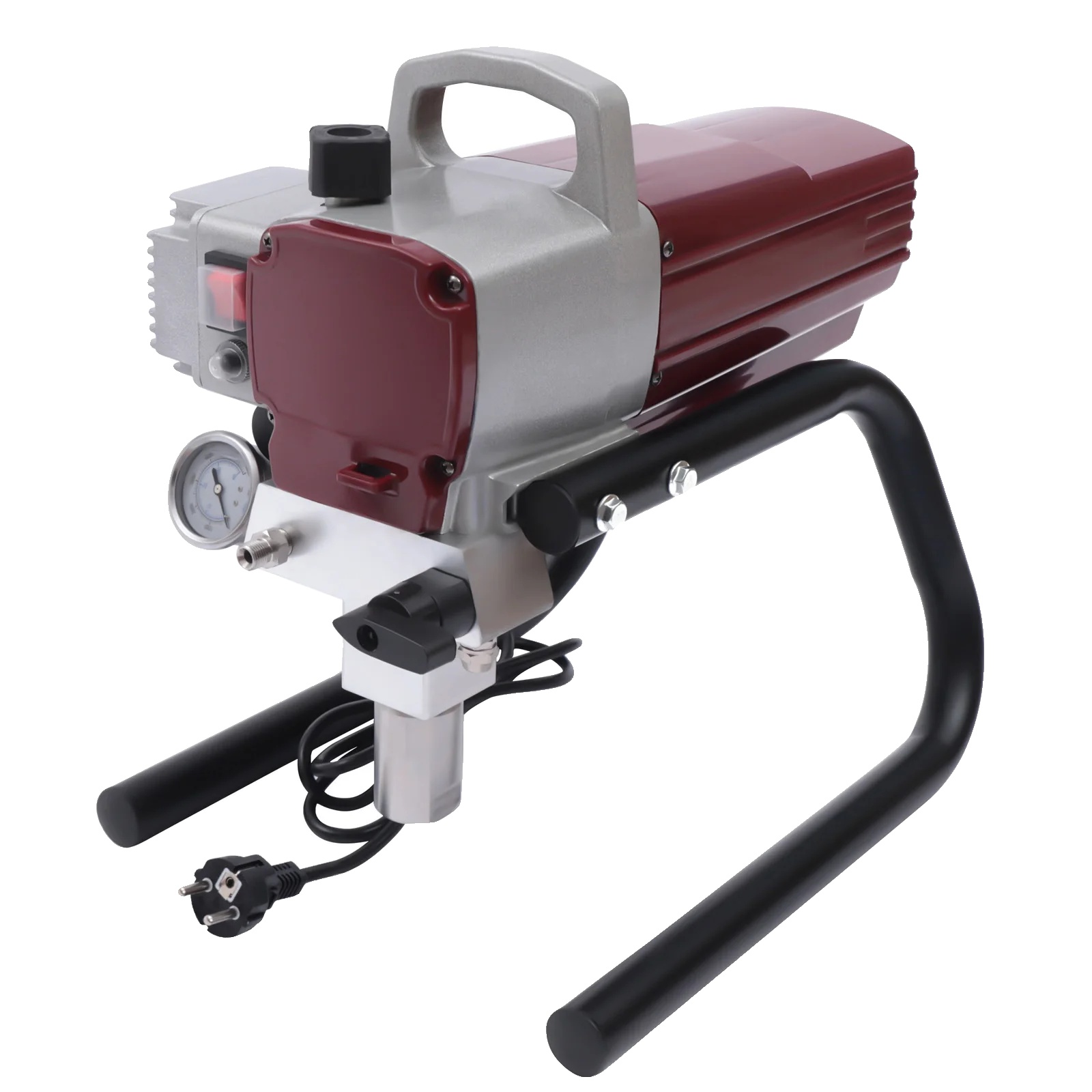 Elektrisches Hochdruck-farbspritzgerät, 1800 W Leistung, 1,8 L/min Fördermenge, 9 M Schlauch, Edelstahlkonstruktion, Ce-zertifiziert