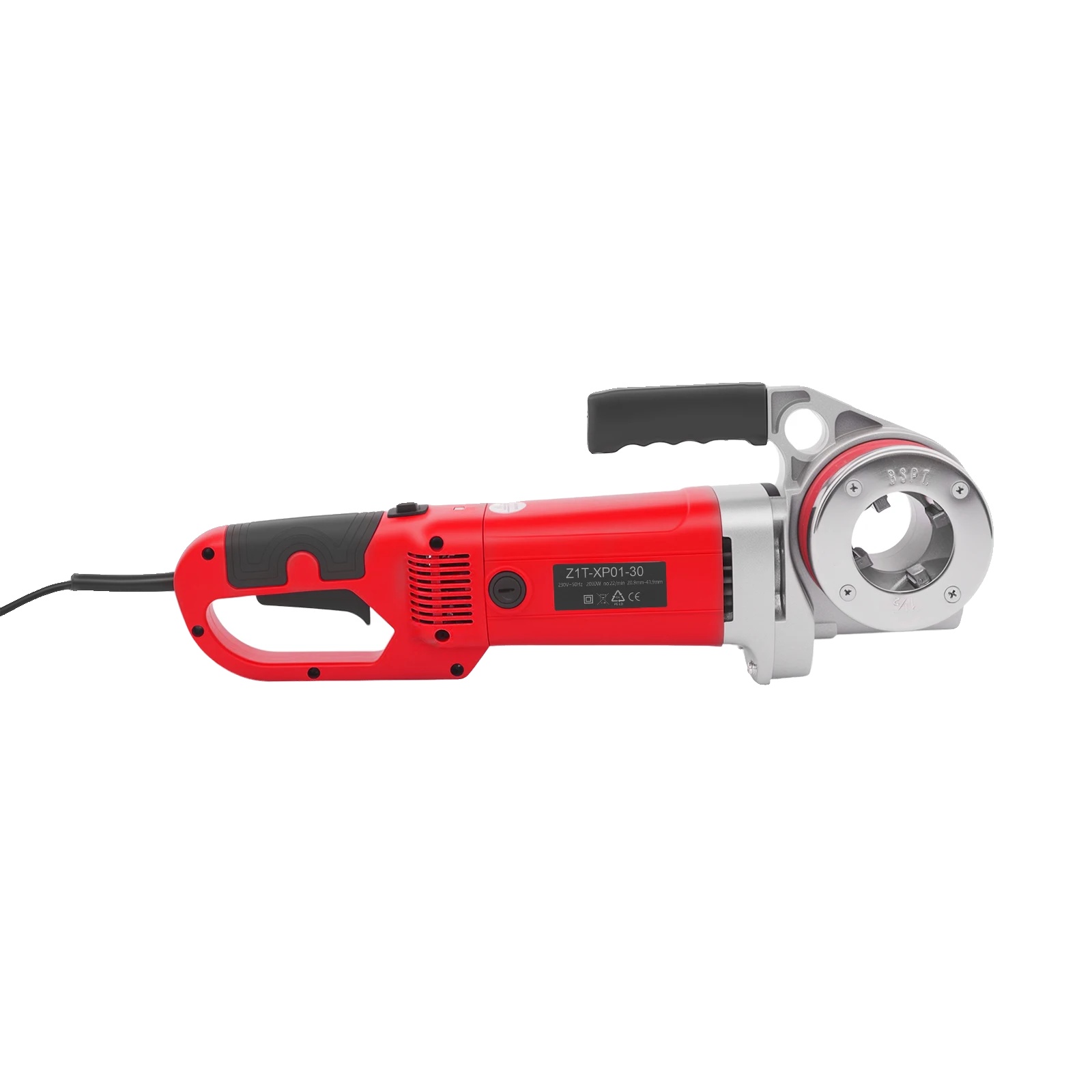 Elektrische Rohrschneidmaschine, Tragbar, Effizienter Betrieb, Rot