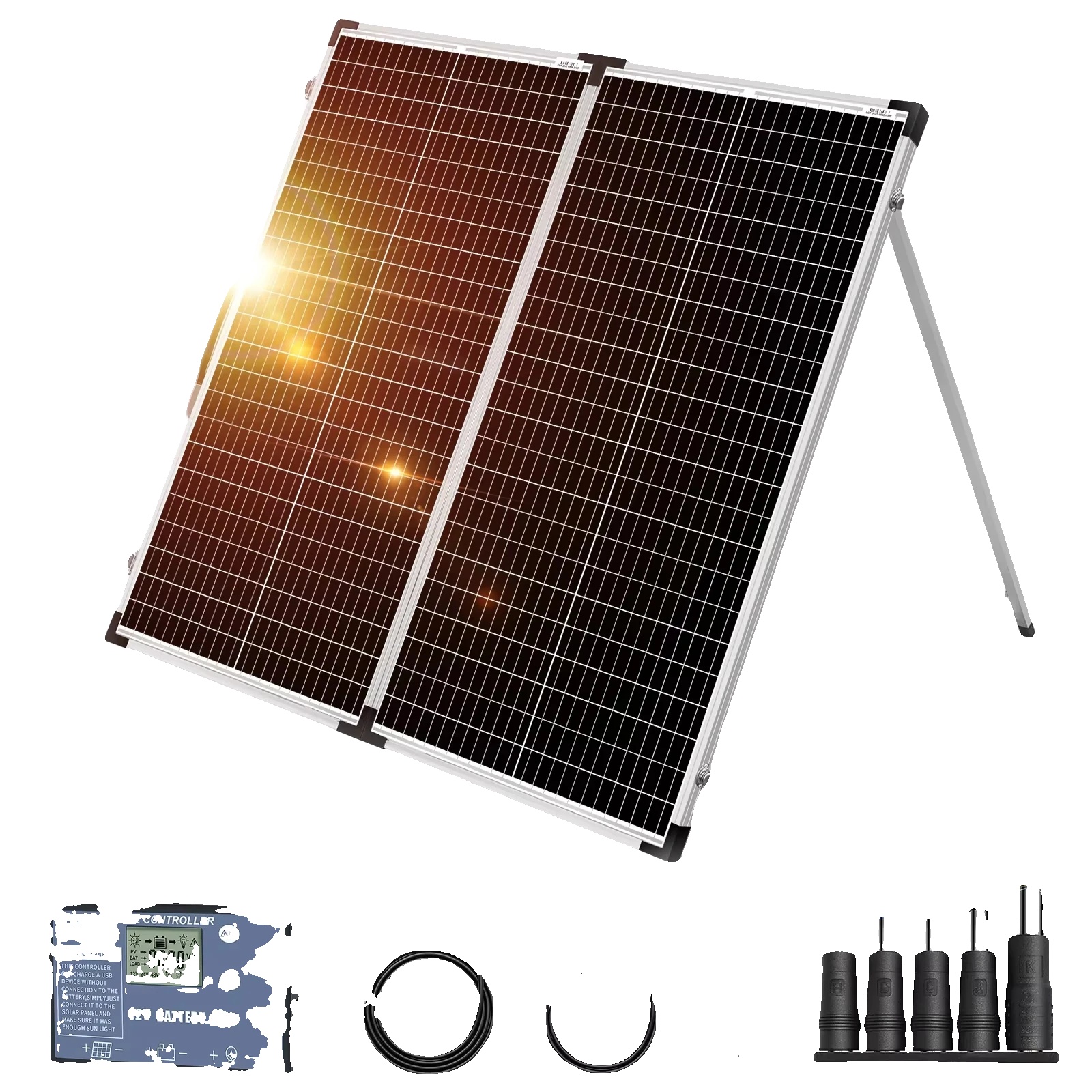 Solarpanel, 12-v-kompatibilität, Faltbares Design, 160 W