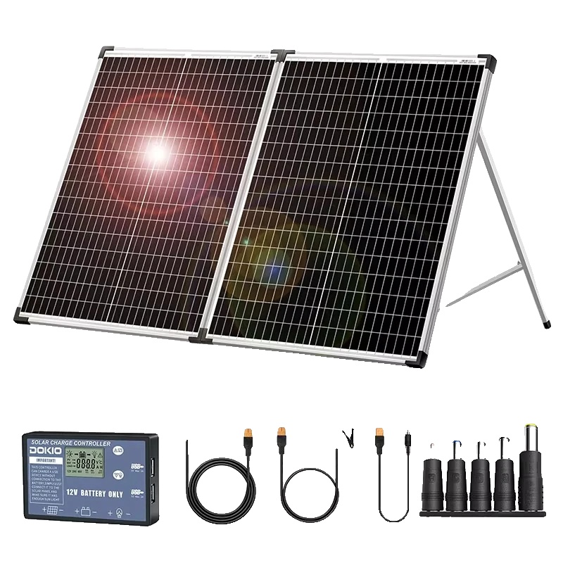 Solarpanel, 12-v-kompatibilität, Faltbares Design, 100 W
