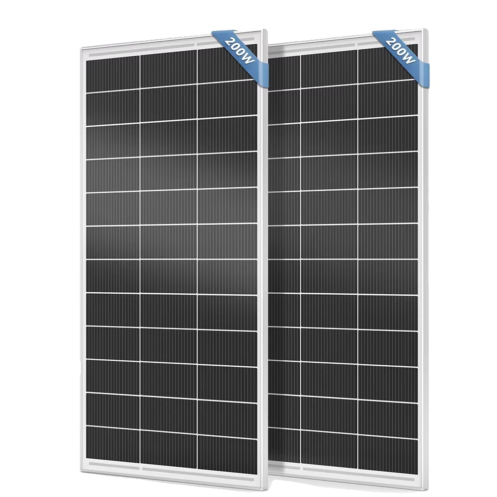 Solarmodul, Monokristallines Silizium, Hoher Wirkungsgrad, 400 W (200 W X 2)
