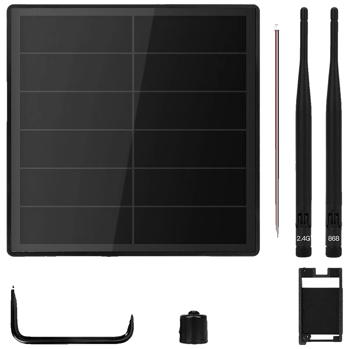 Solarmodul-set, 5 W Leistung, Integrierter Regler, Kein Lora, Keine Batterie