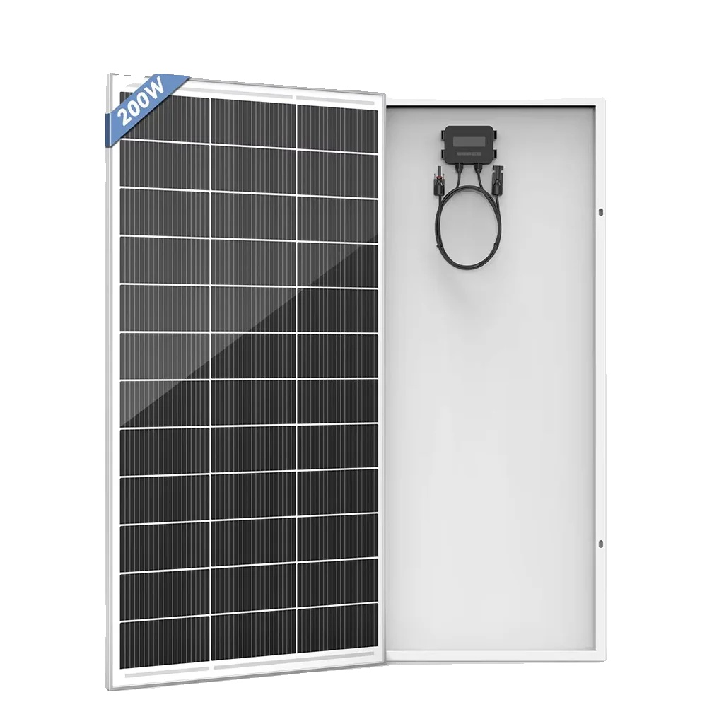 Solarmodul, Hohe Effizienz, Robustes Design, 200 W, 1 Stück